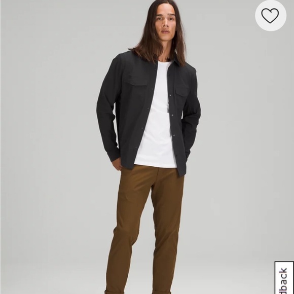 Lululemon men’s Double Pocket Long Sleeve Overshirt ~21” ptp - Picture 3 of 7